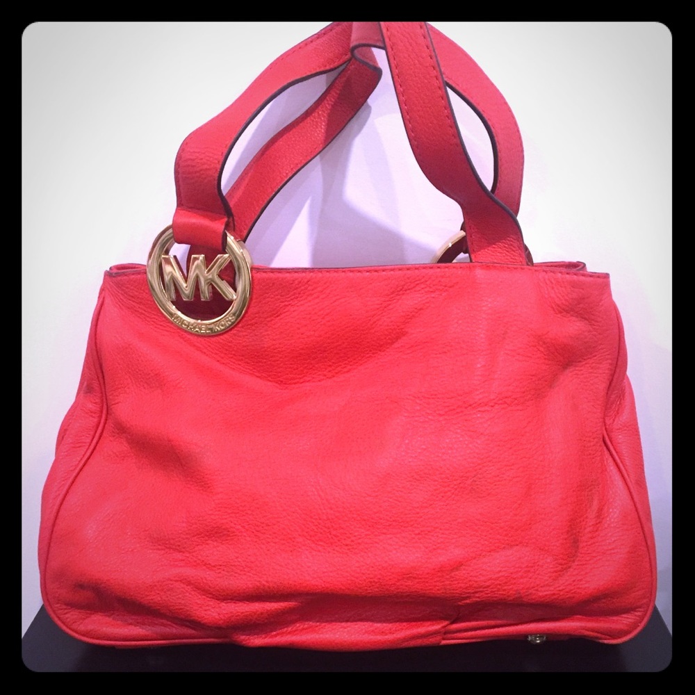 Michael Kors burnt orange bag